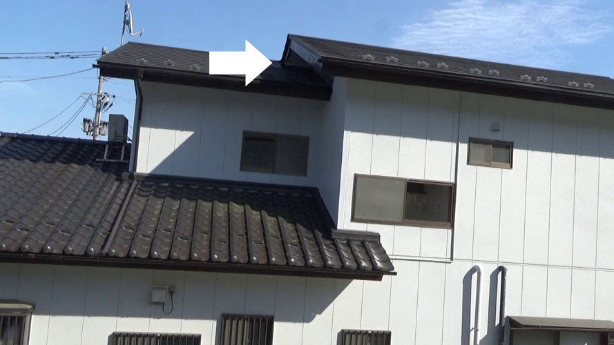本宮市白岩でアシナガバチ駆除の現場
