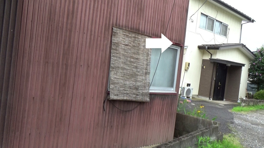 須賀川市でスズメバチ駆除の現場