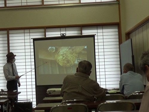 郡山市でスズメバチの講演