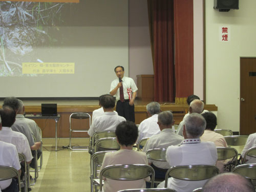 会津坂下町シルバー人材センター様でハチの生態・対処法を講演