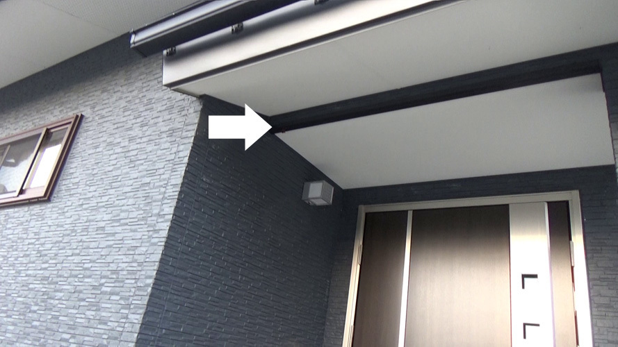 須賀川市でスズメバチの引っ越し巣駆除の現場