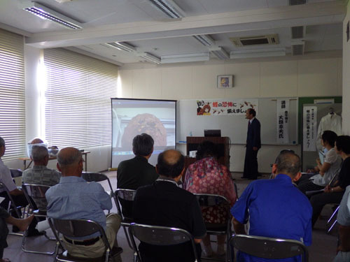 会津坂下町川西地区づくり協議会様でハチの生態・対処法を講演