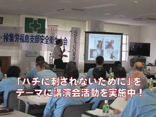 ハチに関する講演活動