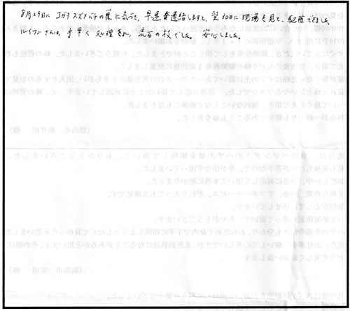 郡山市でスズメバチ駆除の口コミ